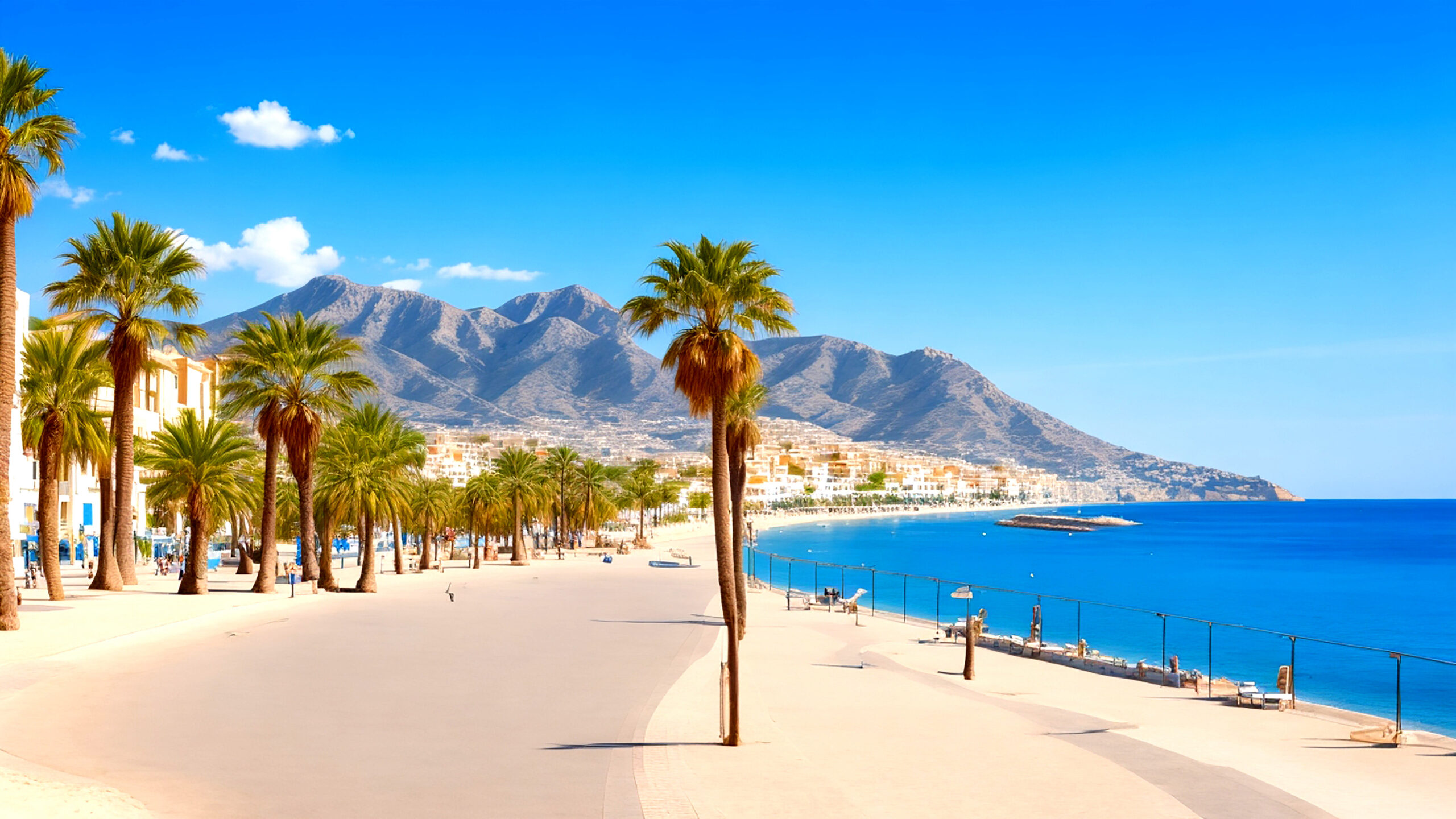Albir beach near Altea on the costa blanca